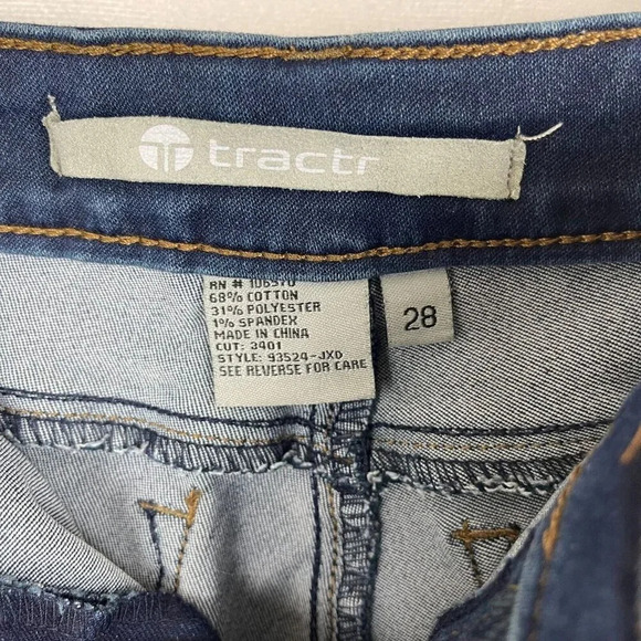 Tractr Women Stretch Skinny Denim Jeans Size 28 - Picture 3 of 8